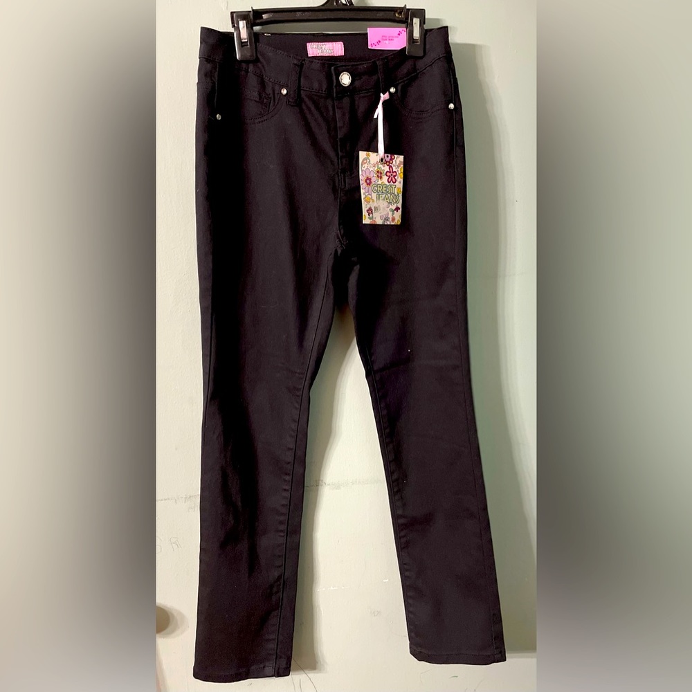 Perfect  Girls Size 14 Black Jeans NWT